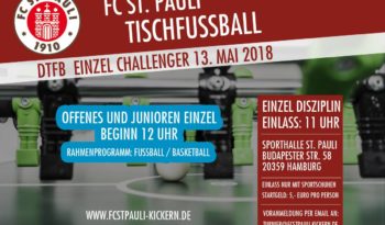 tischkicker turnier fc st. pauli einzel mai 2018