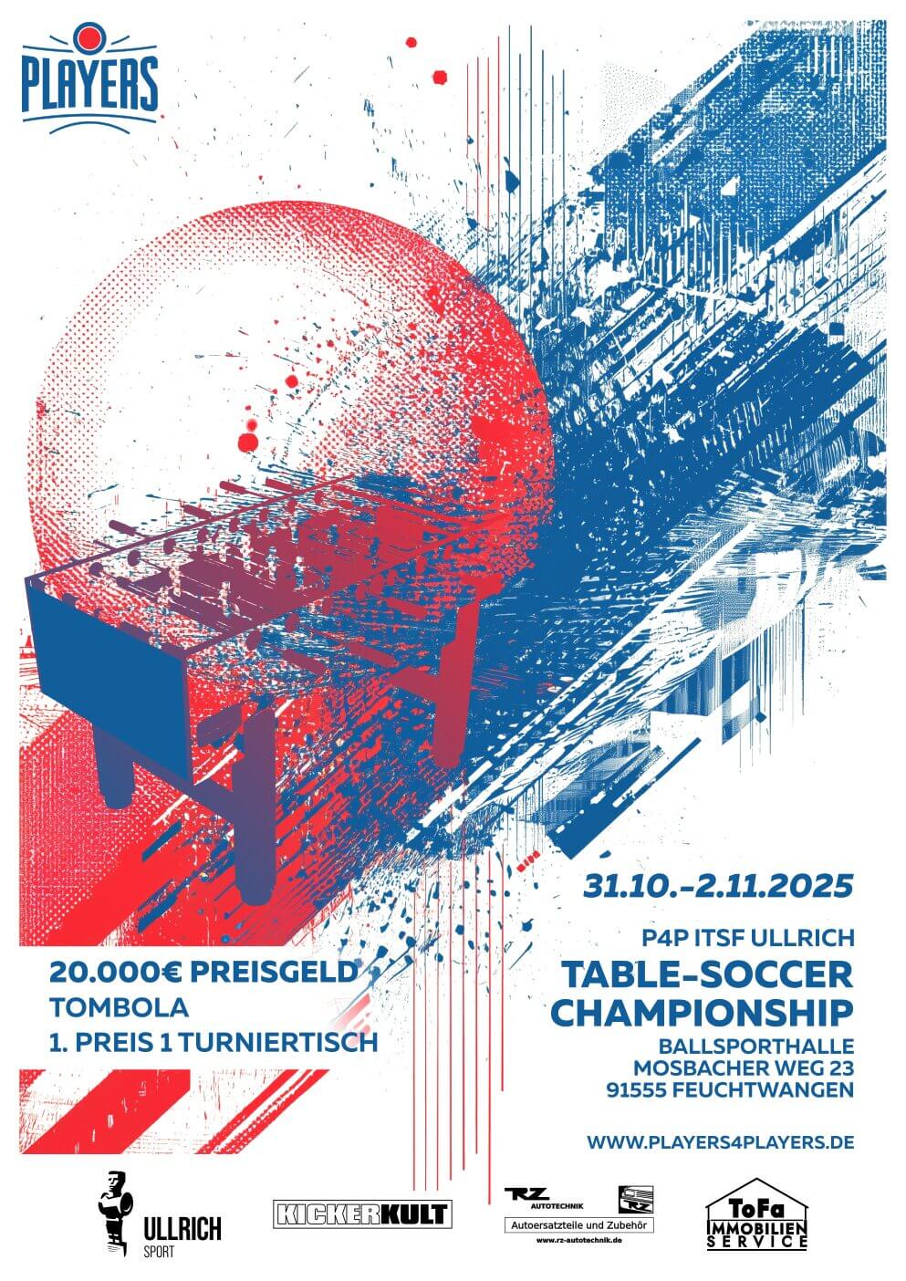 p4p deutsche tischfussball meisterschaft 2025