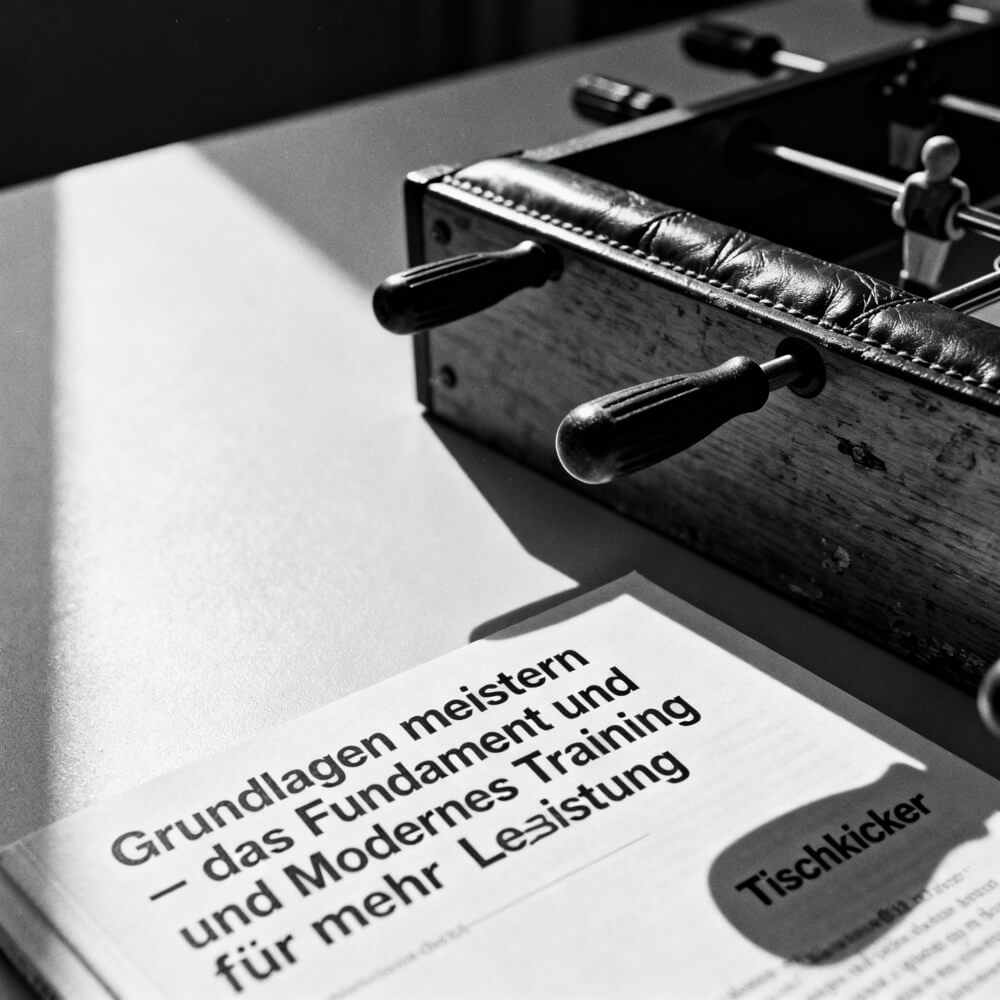 grundlagen meistern beim kickern