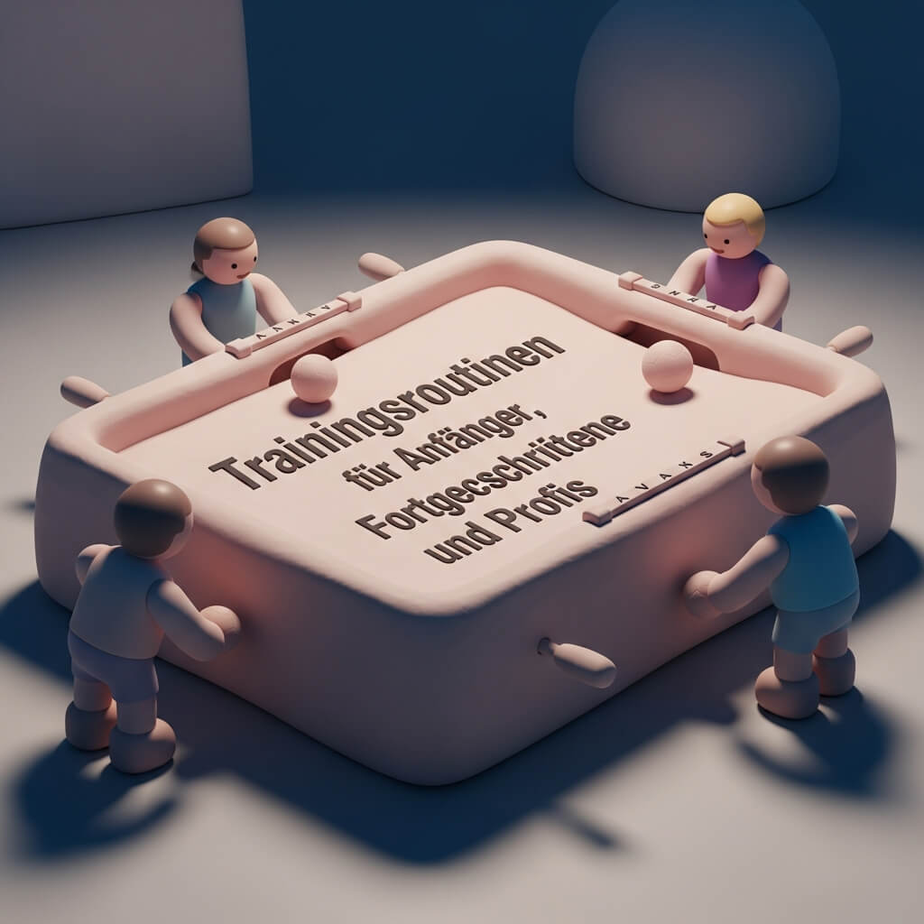 modernes training beim kickern