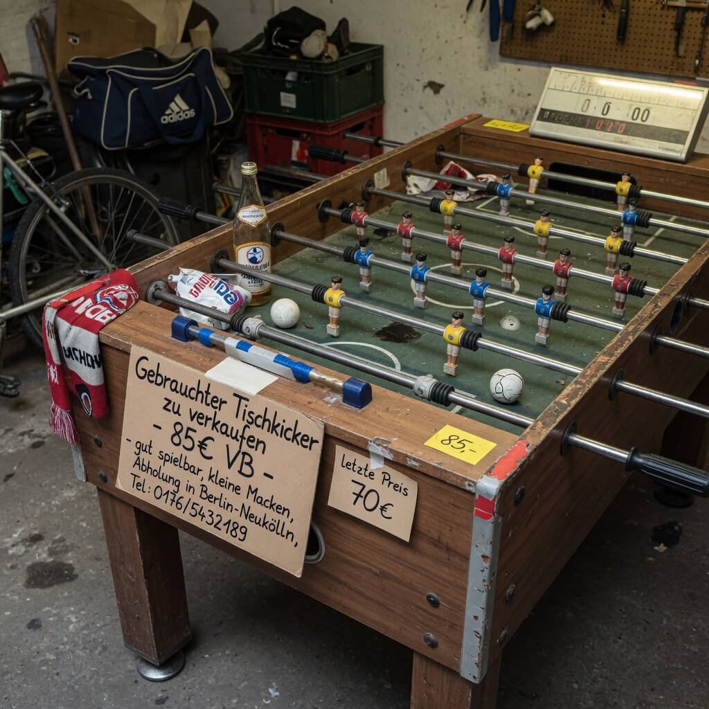 gebrauchter tischkicker zu verkaufen

