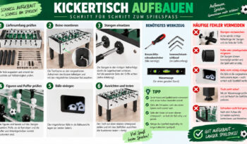 kickertisch aufbauen