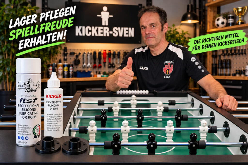 kickertisch reinigen kicker-sven
