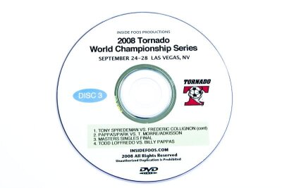Tischfu&szlig;ball DVD Set Tornado WCS 2008