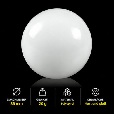 Kunststoff Kickerball hart glatt