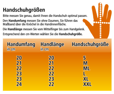 Kicker Handschuh P4P links ohne Logo XXL