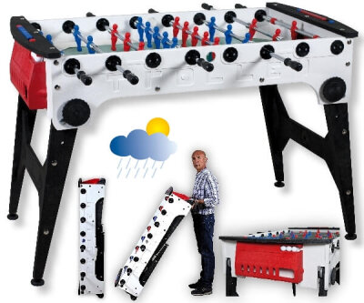 Tischkicker Outdoor Storm Trolley klappbar