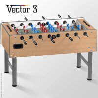 profi kickertisch vector in ahorn