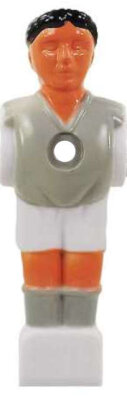 4 Stück Kicker Figuren im Leonhart Design Orange Fußbreite 19 mm  16 mm Stange 